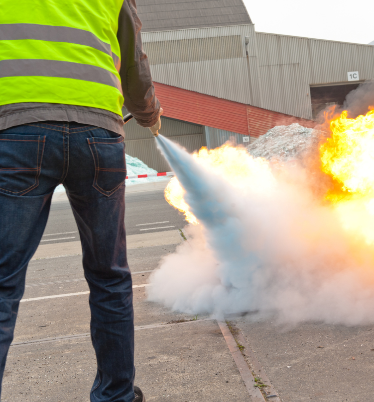 formation incendie manipulation des extincteurs et évacuation, mise en sécurite PMR